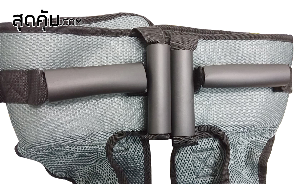 เข็มขัดพยุงตัวผู้ป่วย-เข็มขัดช่วยหัดเดิน-Safety-Transfer-Support-Belt-Free-Size-รุ่น-AGES-Belt-Grey-Leg